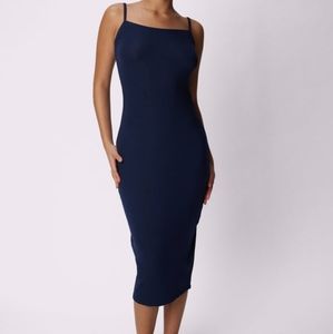 Sale!! Parade Perfect Navy Maxi Long Dress Flawed